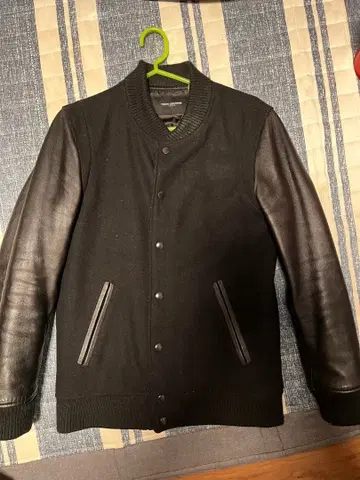 NANO UNIVERSE 바시티 자켓 블랙