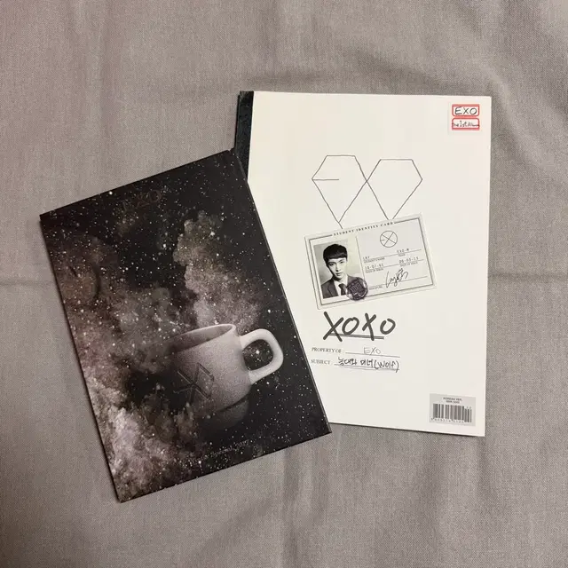 엑소 늑대와미녀 유니버스 개봉앨범 포카