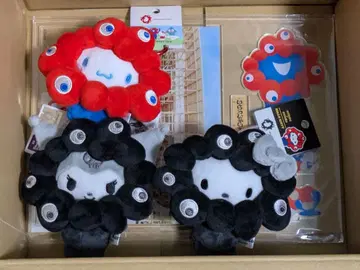 산리오 카라비너 대지붕 링 아크릴 스탠드 세트