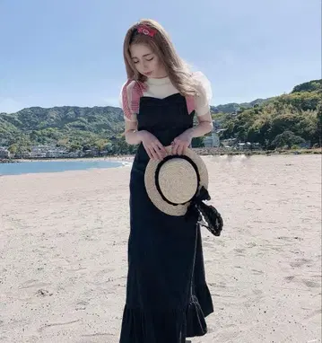 pinkhouse 데님 원피스