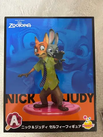 주토피아 Happy 복권 A상 닉 & 주디 피규어