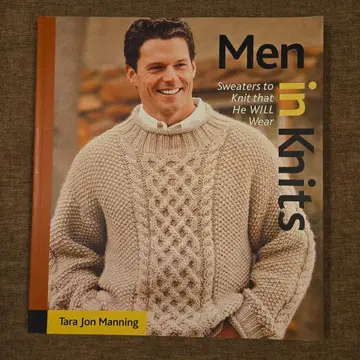 외국도서 니트 도서 Men in Knits