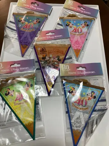 도쿄 디즈니랜드 40주년 가랜드 5종 세트