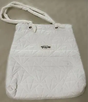 SEVENTEEN FOLLOW 퀼팅 토트백 화이트