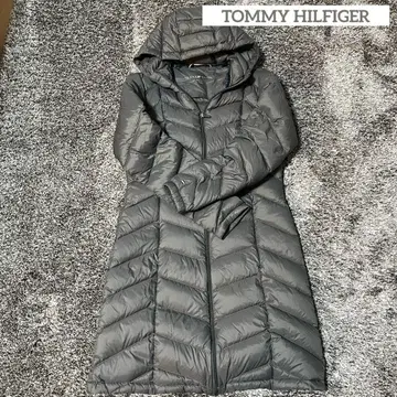 타미힐피거 후드 부착 롱 다운 자켓