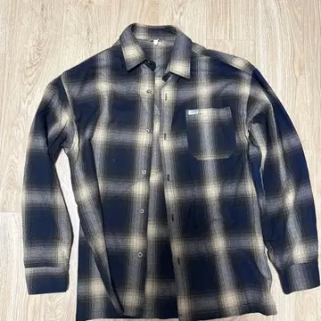 CALTOP 체크 무늬 플란넬 셔츠 긴팔