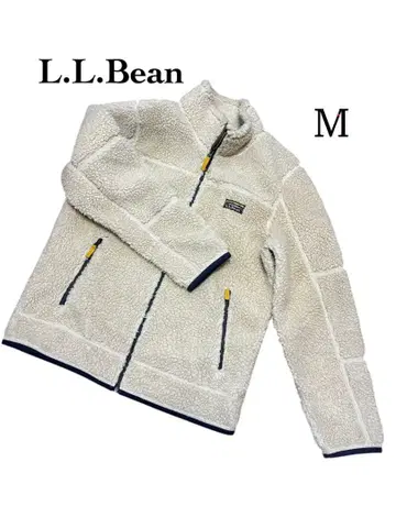llbean 플리스 자켓 M 보아 집업