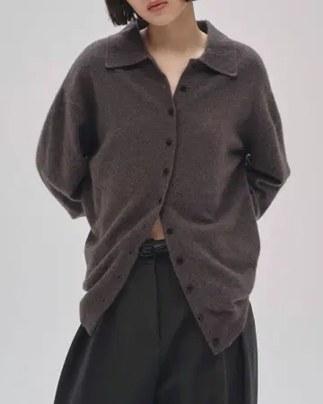 TODAYFUL Raccoon Knit Cardigan 그레이