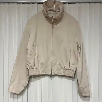 COS 베이지 스탠드 카라 점퍼