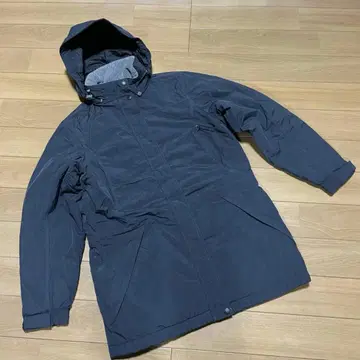 L.L.Bean 충전솜 롱 후드티 여성용 S 네이비