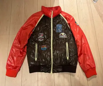 BODY GLOVE 다운 자켓 브라운 레드