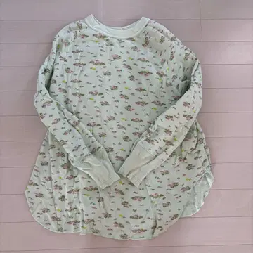 BEAMS BOY 빔즈 보이 꽃무늬 써멀 긴팔 티셔츠