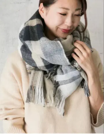 URBAN RESEARCH ROSSO 리버서블 스톨 대형 머플러