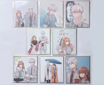 얼음 속성 남자와 쿨한 동료 여자 미니 색지 컴프