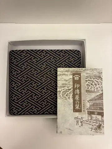 미사용 인덴야 접이식 지갑 박스 포함 인덴