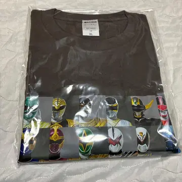 미개봉 새상품 전 슈퍼 전대전 T셔츠 역대 추가 전사 대집합 XL 사이즈