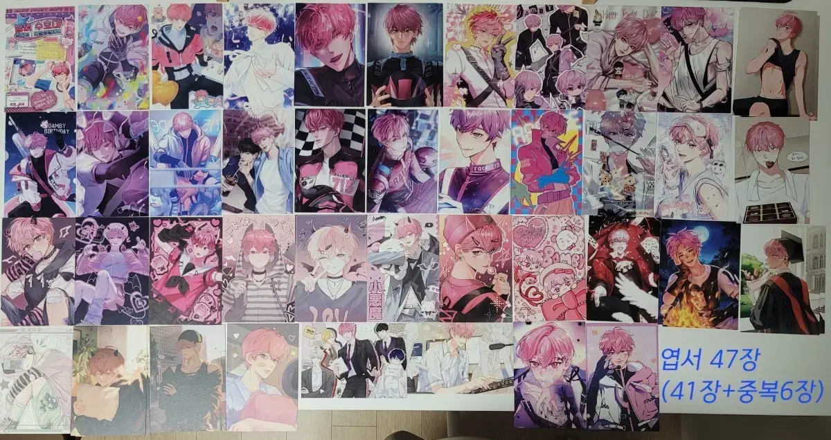 Playve Bamby birthday cafe pre-order benefit bulk wts (41 postcards + 66 photocards)