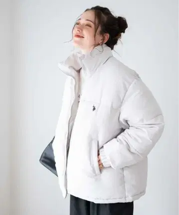 U.S. POLO ASSN. 화이트 다운 자켓