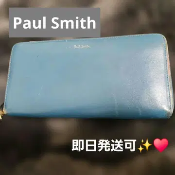 Paul Smith 파랑 가죽 장지갑
