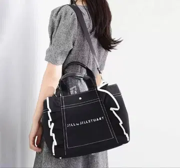 JILL by JILL STUART 프릴 토트백 블랙