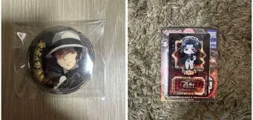 귀멸의 칼날 에마키 카페 종막 금박 캔뱃지 무잔 피타데포메 아크릴 스탠드