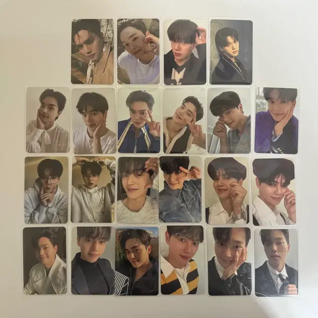 송강 시그 잡지 앨범 포토카드 22장 일괄 양도