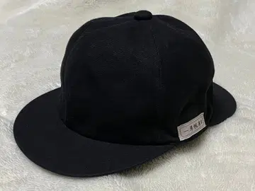 구 이치자와 캔버스 양챙 캡 블랙 M