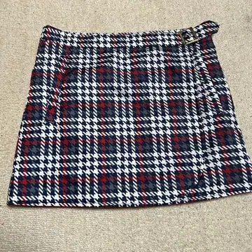 타미힐피거 골프 스커트 랩 스커트 체크 하운드투스 체크