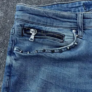 아카이브 데미지 데님 팬츠 그런지 y2k