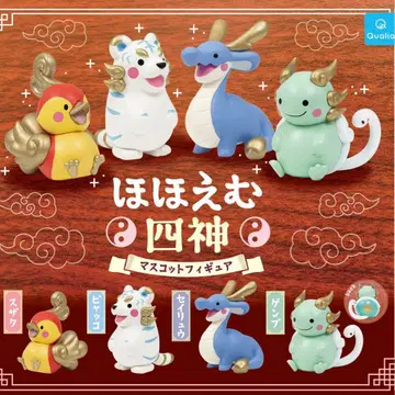 마스코트 피규어 전 4종 세트 미소짓는 사신 가챠