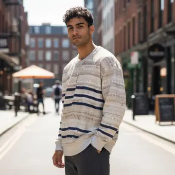 장 폴 고티에 긴팔 맨투맨 메이저 프린트 2000년대 M 사이즈