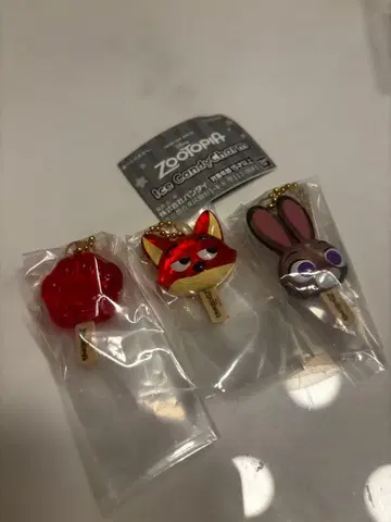 주토피아 아이스캔디 3종