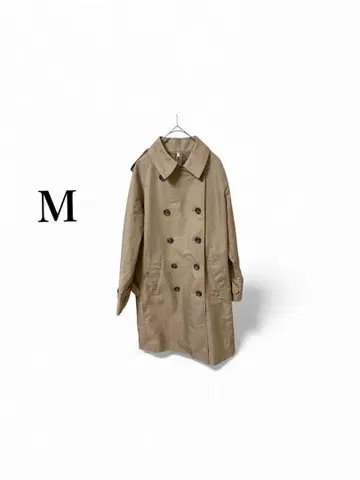 베이지 M 사이즈 트렌치코트