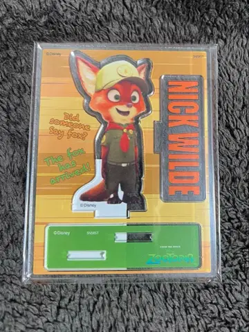 주토피아 아크릴 스탠드 유년기 닉