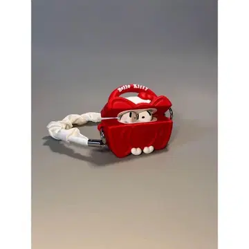 헬로키티 실리콘 키링 빨간색 airpods 케이스
