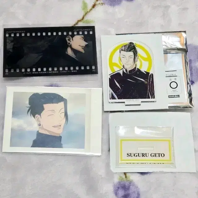 [일괄] 주술회전 회옥옥절 게토 스구루 아크릴 스탠드, 필룸풍 카드 파샤