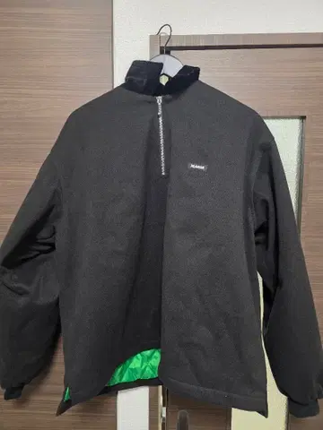 XLARGE 퀼팅 하프 지퍼 셔츠