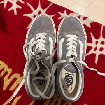 Vans 그레이 스웨이드 스니커즈