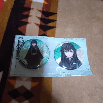 귀멸의 칼날 기둥전 키 비주얼 글리터 캔뱃지 세트 토키토 무이치로