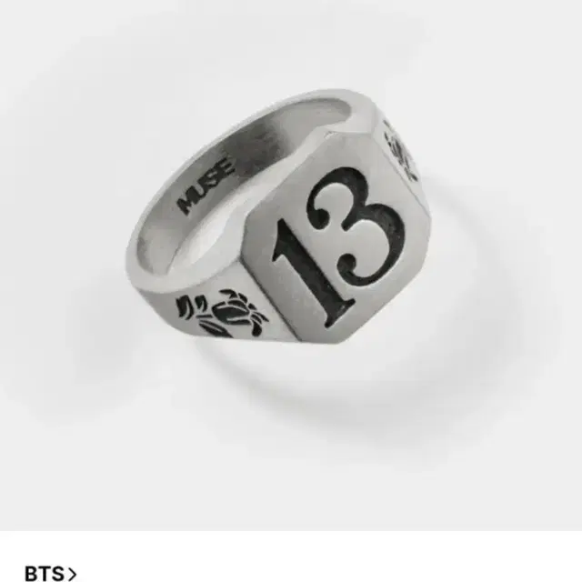 새상품) BTS 지민 공식 뮤즈 MUSE 13 실버 반지 판매합니다