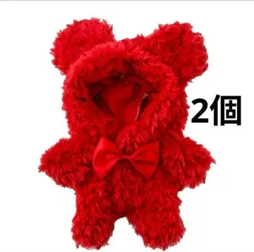 쓰리코인즈 최애 인형옷 레드 곰 인형 활동 최애 활동 볼체인 대응 2개