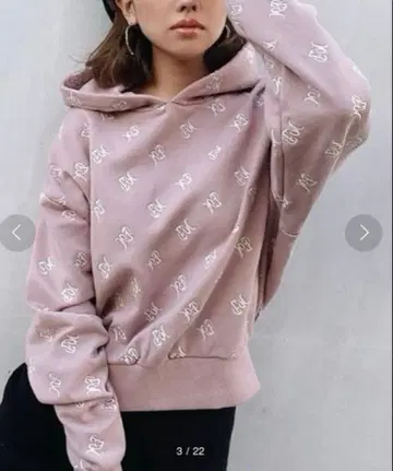 eimyistoire eimyclassic 모노그램 후드티 핑크