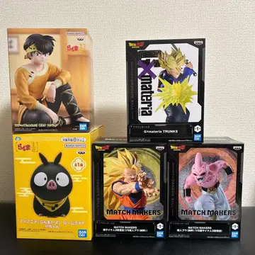 드래곤볼 란마 1/2 피규어 5점 묶음 판매