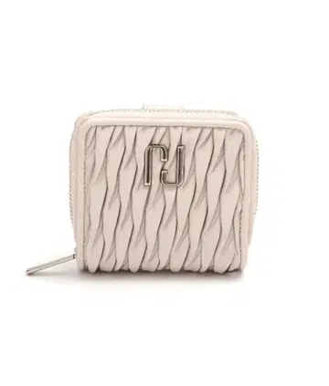 JILL by JILLSTUART 미러 J 메탈 지갑 화이트 지갑