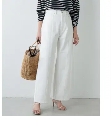 드로잉 넘버스 drawing numbers 센터 절개 와이드 데님