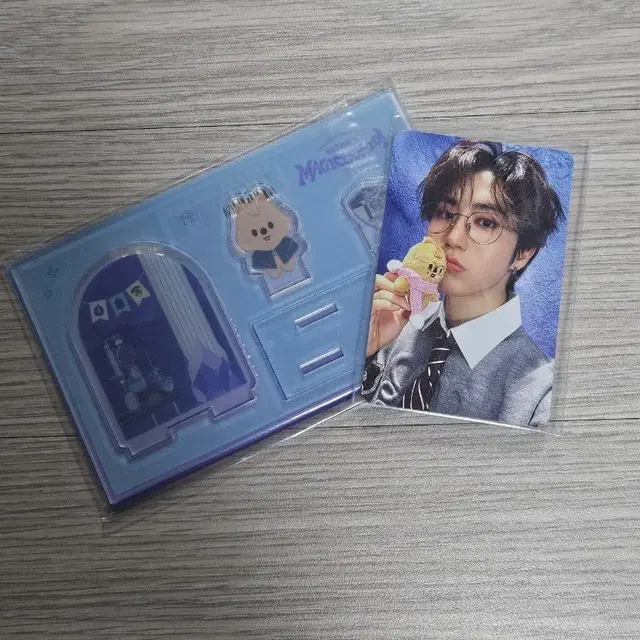 스트레이키즈 스키즈 한 매직스쿨 아크릴스탠드 포카 포토카드