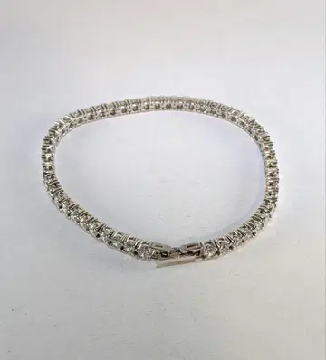 지르코니아 테니스 팔찌 실버 925