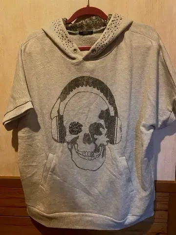 VEX 펑크 y2k 해골 해골 맨투맨 후드티 큐빅