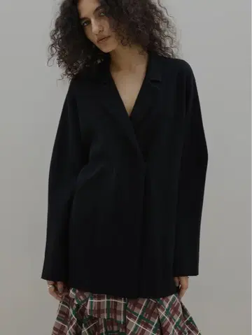 UND JACKET WINDING SKIRT KNIT SET DRESS