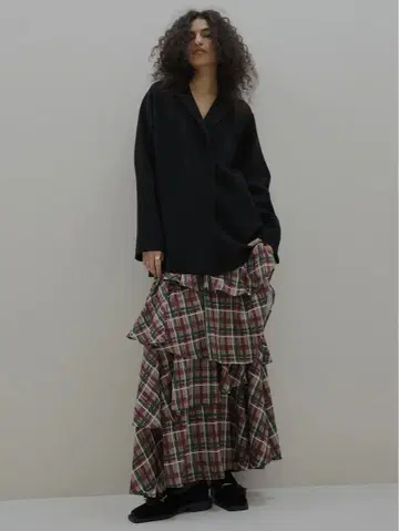 UND JACKET WINDING SKIRT KNIT SET DRESS